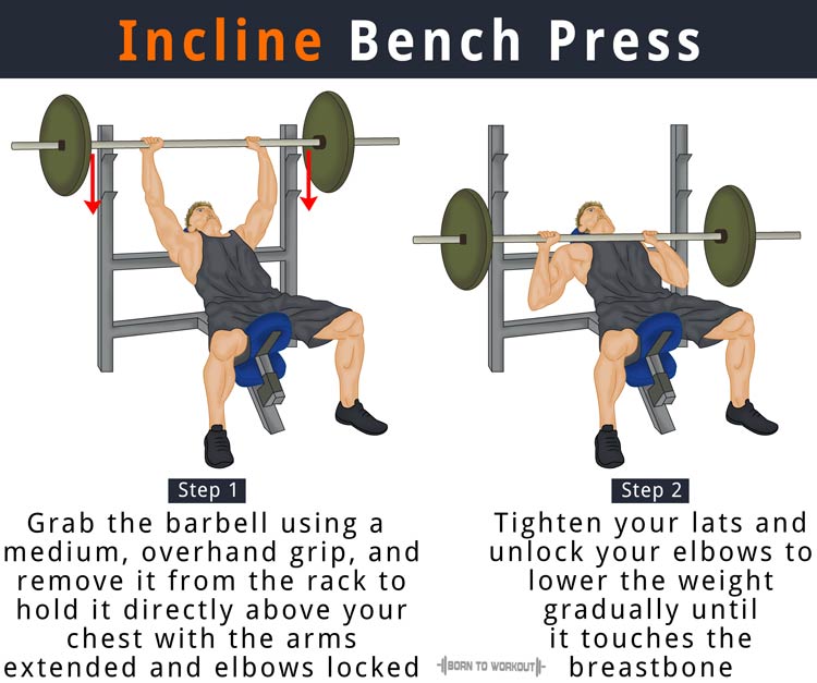 high incline bench press