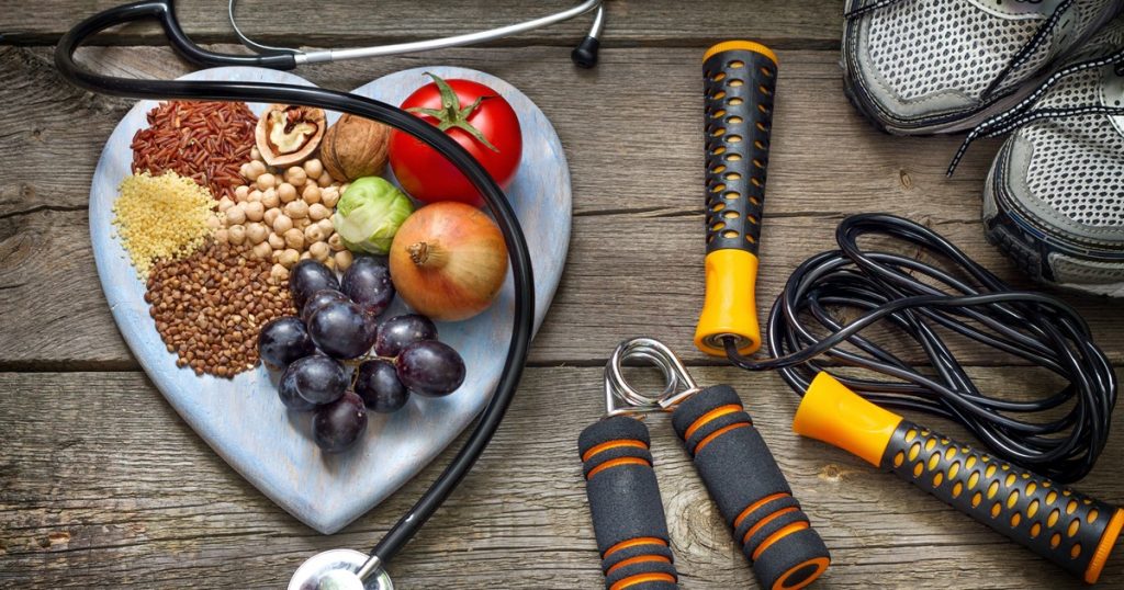 Replace your bad habits by healthy eating and physical culture